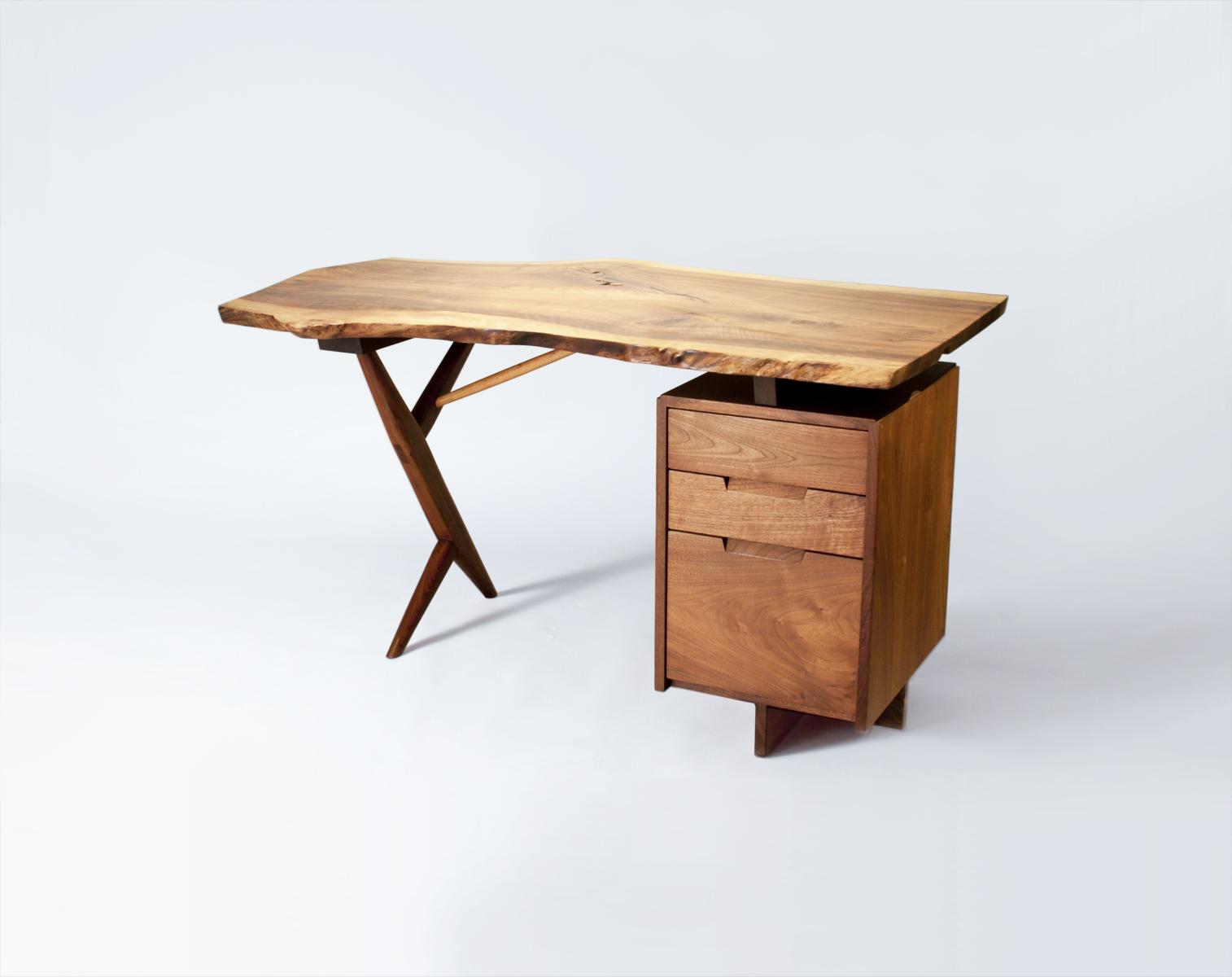 George Nakashima Conoid Desk And Arm Chair Modern Furniture