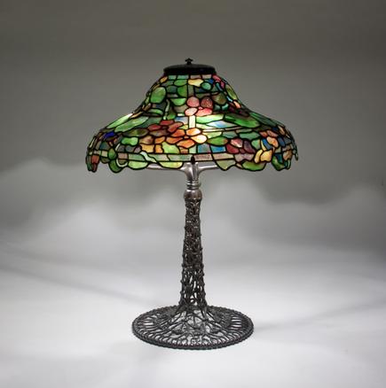 Tiffany Studios Rare Nasturtium Table Lamp 1