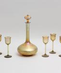 Tiffany Favrile Glass <br> Decanter and Liqueur Set