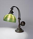 Tiffany Studios <br> Damascene Counter-Balance Desk Lamp