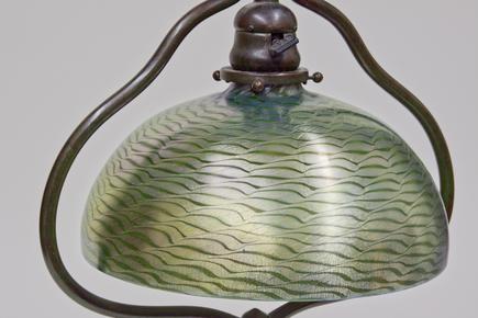Tiffany Studios Harp Desk Lamp 3