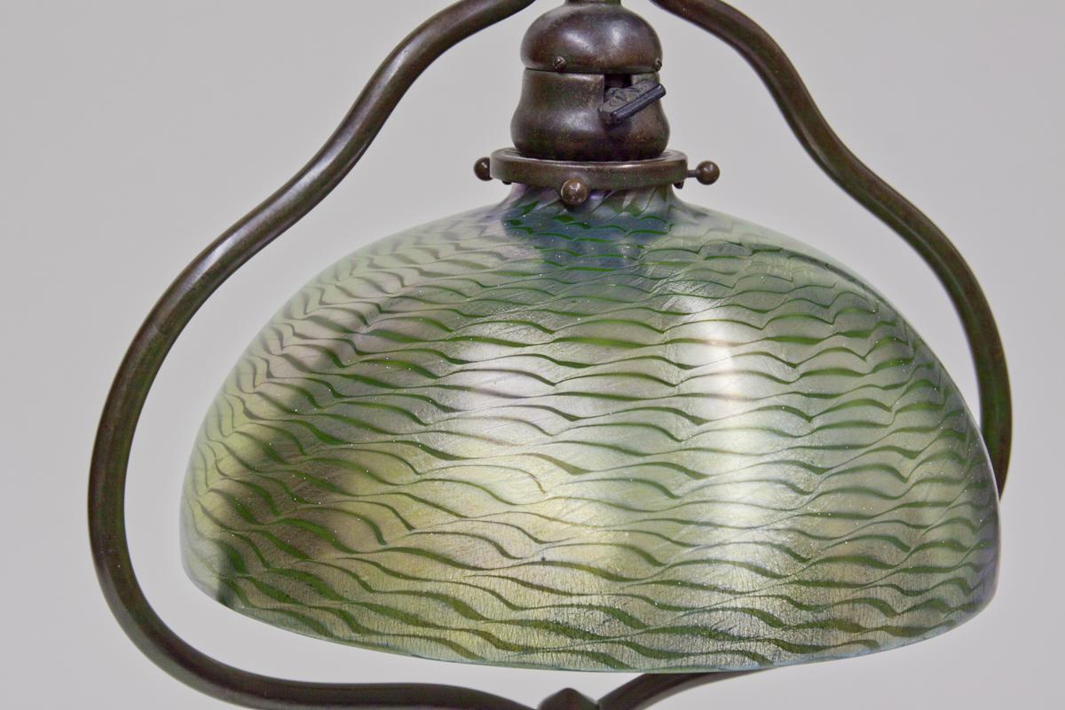 Tiffany Studios Harp Desk Lamp 3