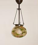 Tiffany Studios <br> Decorated Favrile Glass Hanging Shade