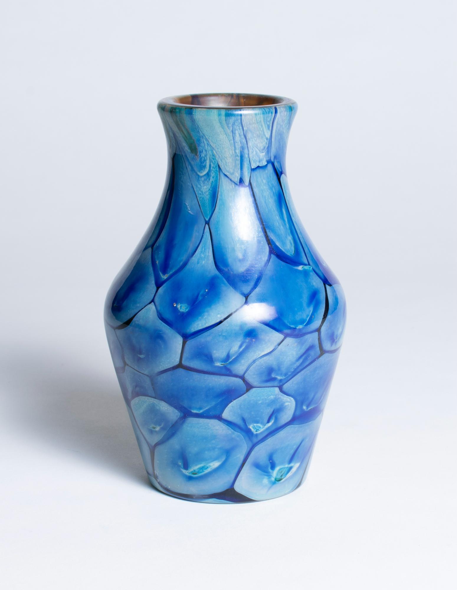 Tiffany Favrile Glass Paperweight Agate Vase 1