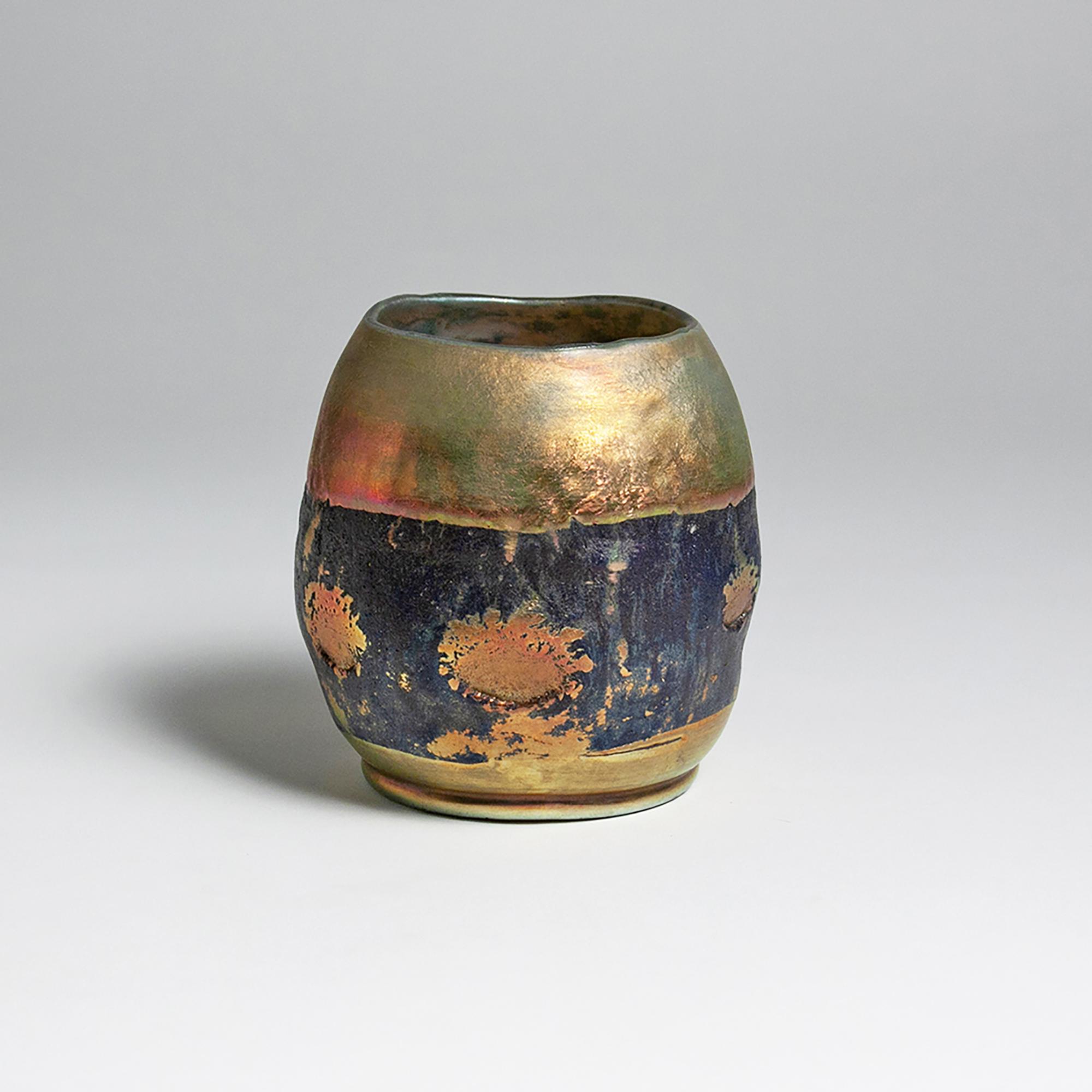 Tiffany Favrile Glass Rare Lava Vase 2