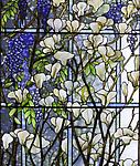Tiffany Studios <br> Magnolia and Wisteria Window
