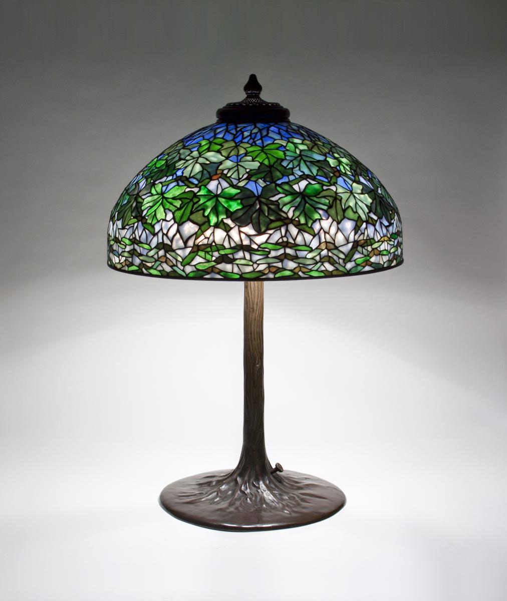 Tiffany Studios Maple Leaf Table Lamp 2