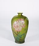 Burgun Schverer & Cie <br>Decorated Vase with Poppies