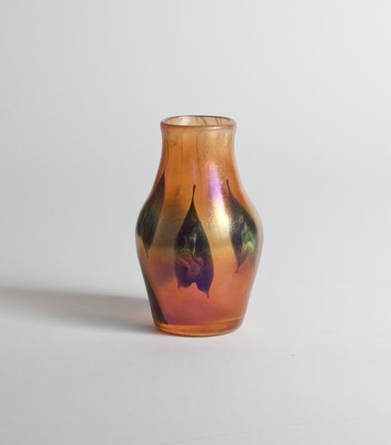 Tiffany Favrile Glass 'Arrowhead' Paperweight Vase 2