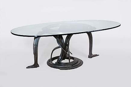 Albert Paley Forged Steel Dining Table 1