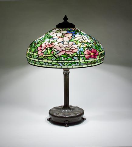 Tiffany Studios Peony Table Lamp 1