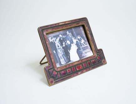 Louis C. Tiffany Furnaces Art Deco Calendar Frame 1