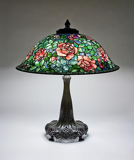 Tiffany Studios Rose Lamp 1