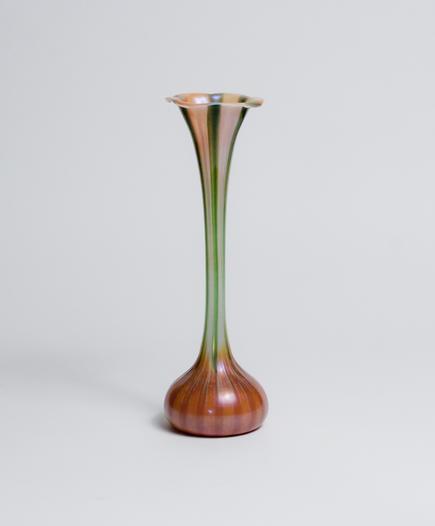 Tiffany Favrile Glass <br> Flower Form Vase 1
