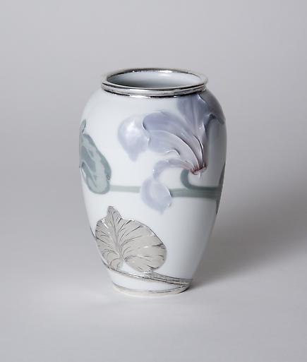 Rorstrand Sterling Silver Mounted Vase 1