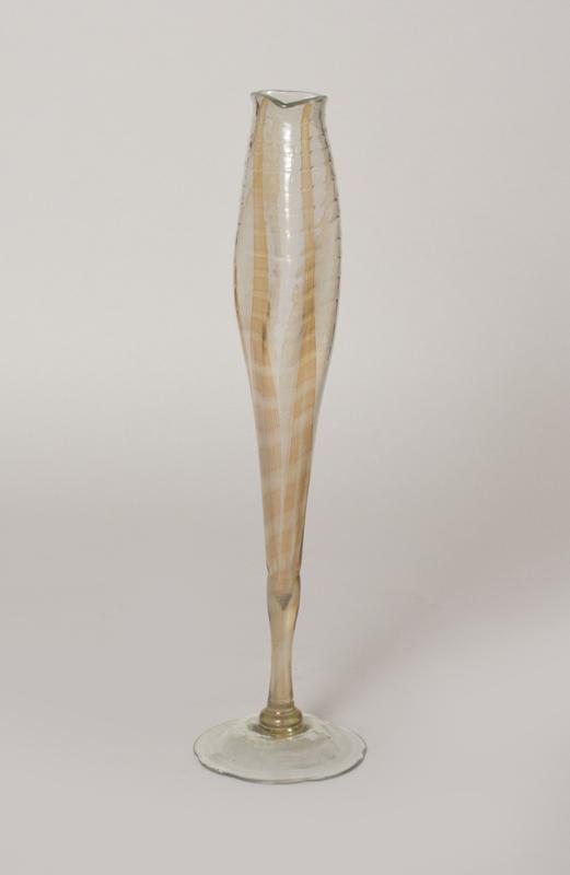 Tiffany Favrile Glass Early Flower Form Vase 1