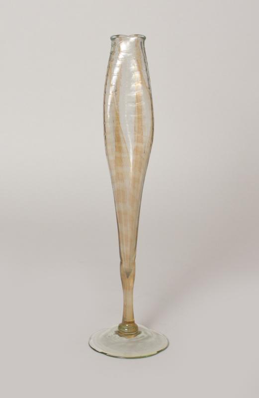 Tiffany Favrile Glass Early Flower Form Vase 2