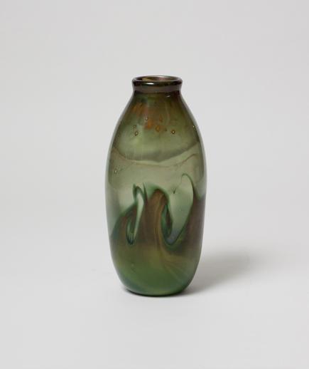 Tiffany Favrile Glass Paperweight Vase 1