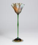 Tiffany Favrile Glass <br> Ruffled Flower Form Vase