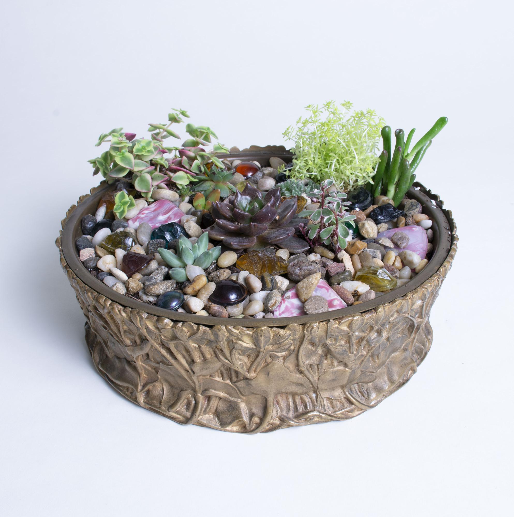 Tiffany Studios Marsh Marigold Planter 2