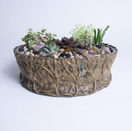 Tiffany Studios Marsh Marigold Planter 3
