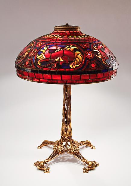 Tiffany Studios<br>Salamander Table Lamp 1