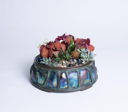 Tiffany Studios Turtleback Planter 4