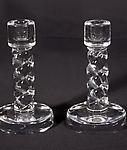 Pair of Rope Twist Candlesticks