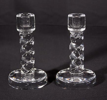 Pair of Rope Twist Candlesticks 1