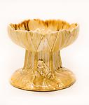 Tiffany Favrile Pottery <br> Lily Pad and Frog Coupe