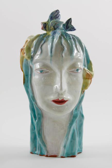 Dina Kuhn <br> Ceramic Head of a Woman 1