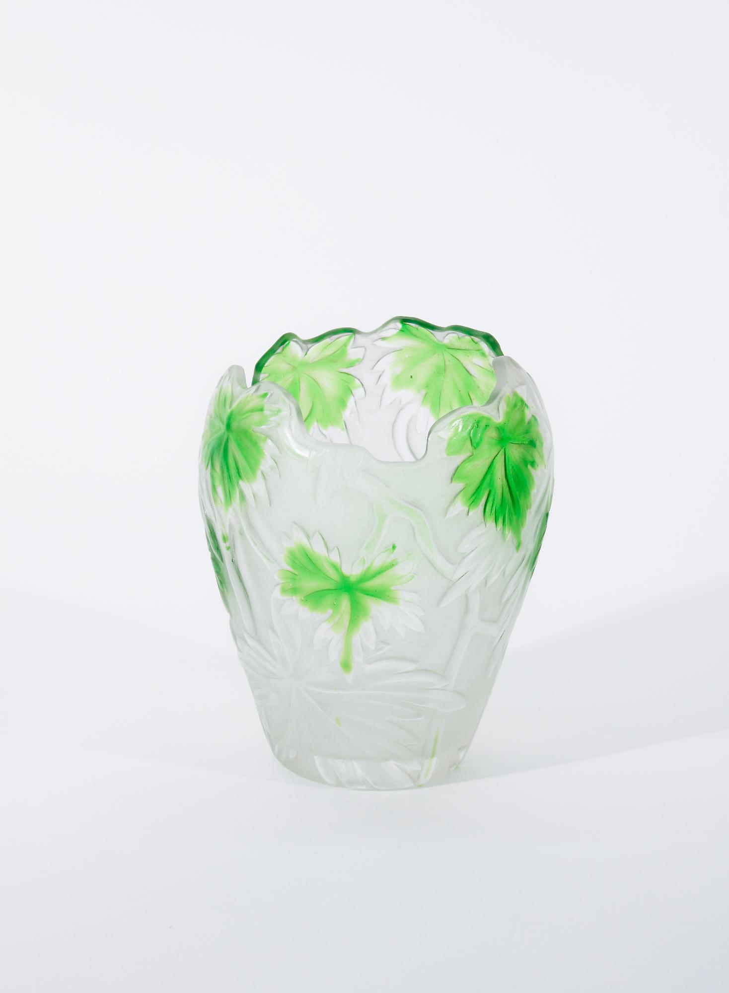 Tiffany Favrile Glass Cameo Vase 2