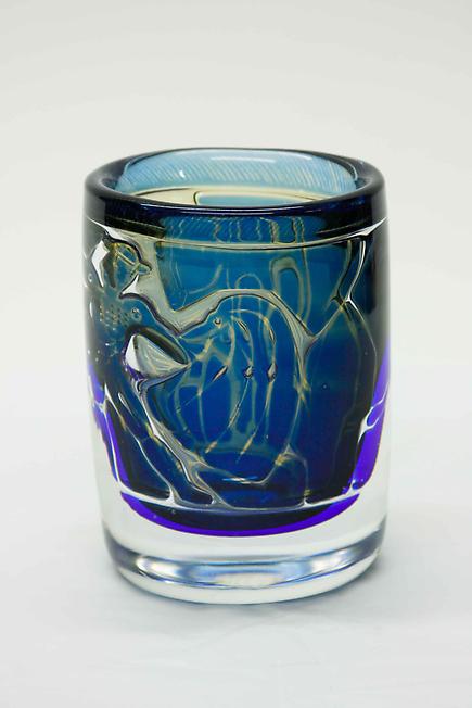 Orrefors Ariel Bullfighter Vase 3