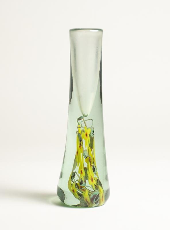 Tiffany Favrile Glass Aquamarine Vase 1