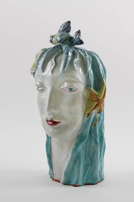 Dina Kuhn <br> Ceramic Head of a Woman 2