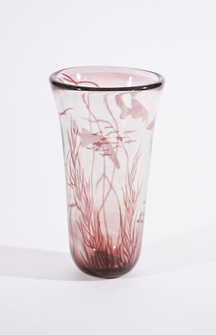Orrefors 'Graal' Glass Vase 4