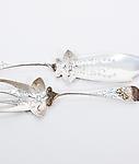 Whiting Co. <br>Sterling Silver and Gilt Fish Serving Set