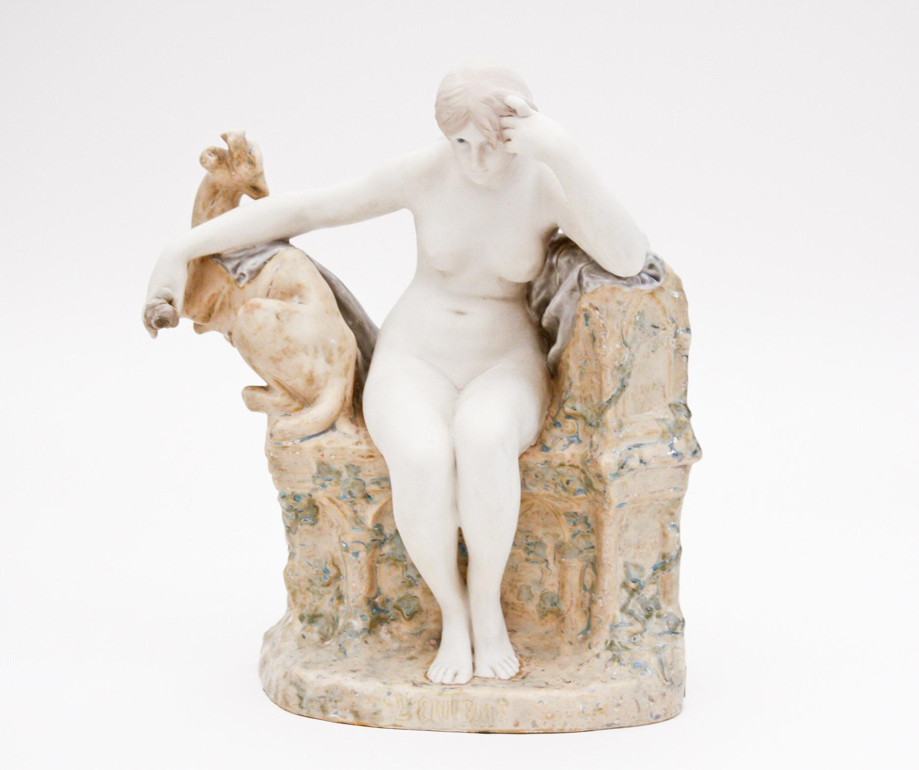 Sevres Sculptural Figure "L'Enigme" 1