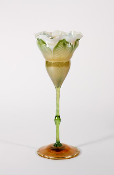 Tiffany Favrile Glass <br> Flower Form Vase 1