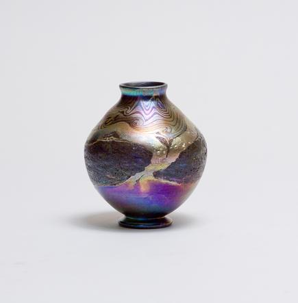 Tiffany Favrile Glass <br> Decorated Cypriote Vase 2