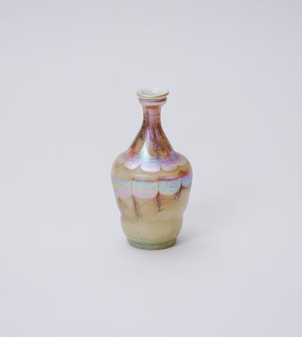 Tiffany Favrile Glass Early Decorated Cabinet Vase 1