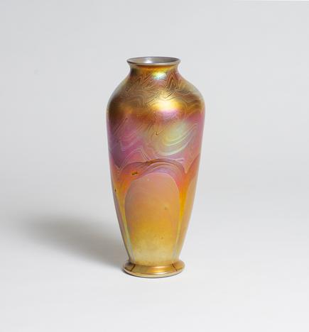 Tiffany Favrile Glass Early Decorated Vase 2