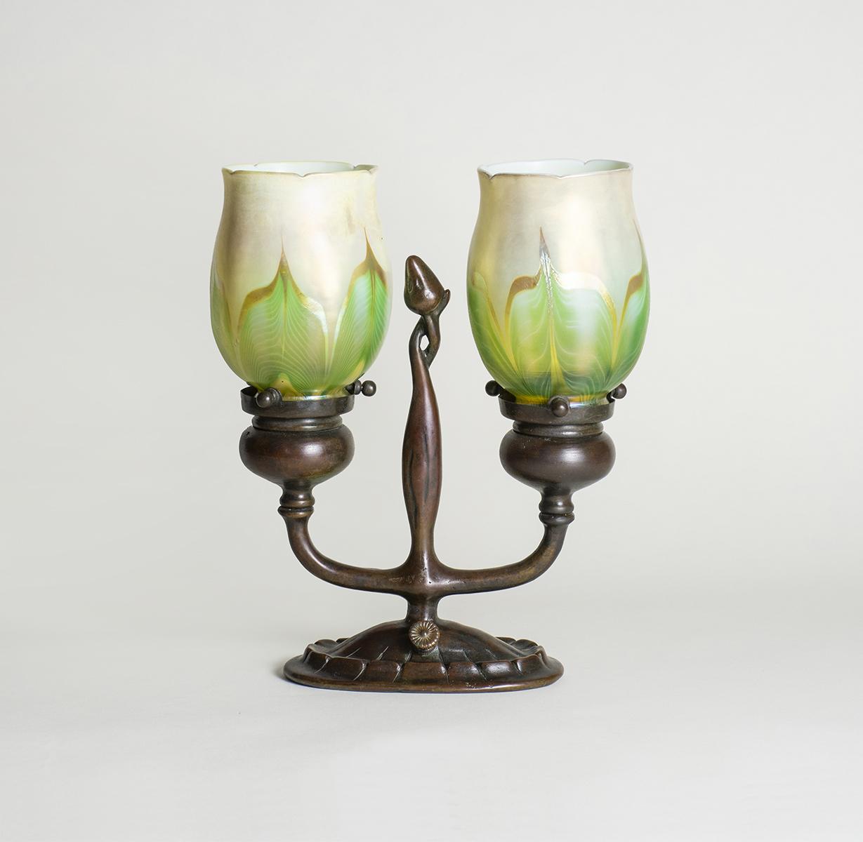 Tiffany Studios Electrified Candelabrum 2