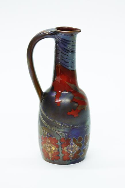 Zsolnay <br>Iridescent Pottery Ewer 1