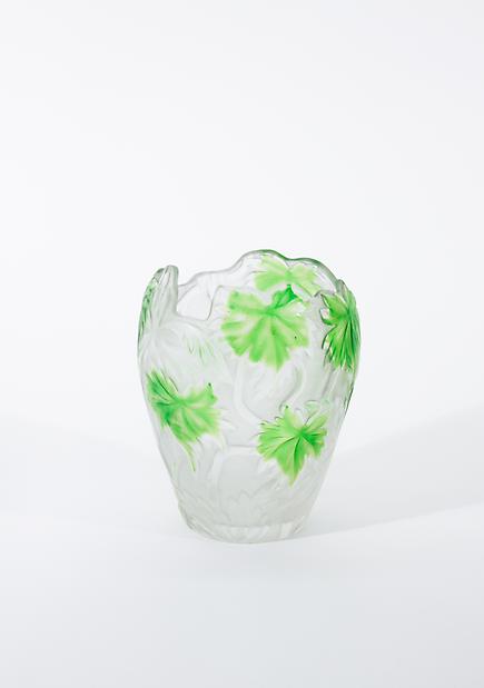 Tiffany Favrile Glass Cameo Vase 1