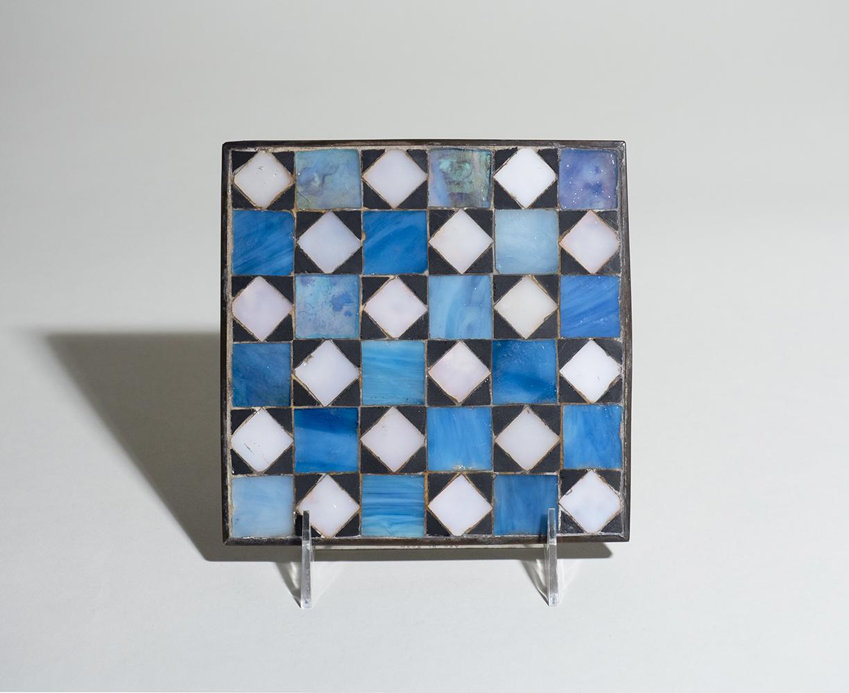 Tiffany Studios
Geometric Favrile Glass Mosaic Trivet 1