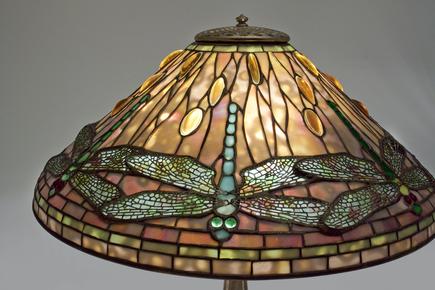 Tiffany Studios <br> Dragonfly Table Lamp 3