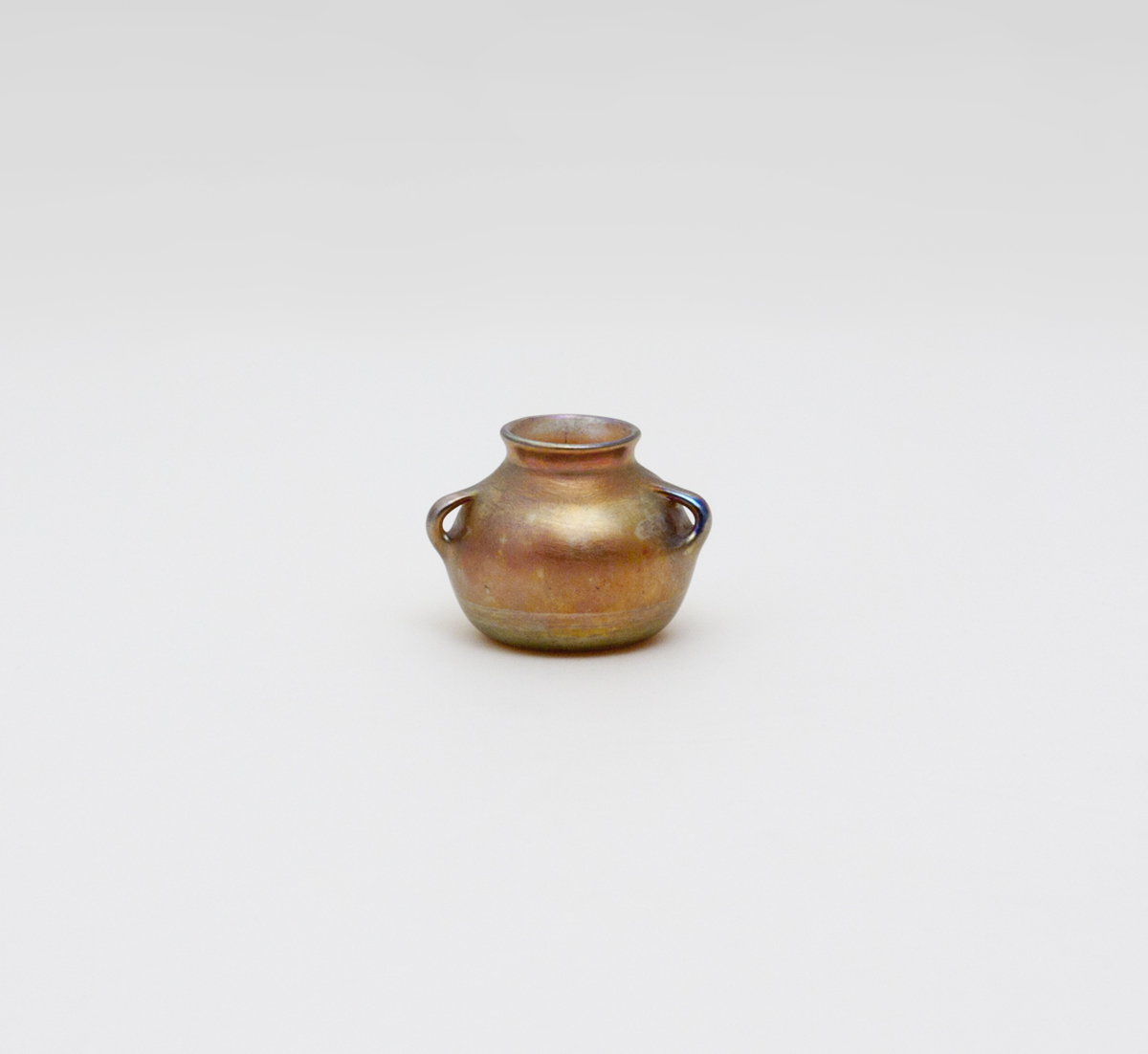 Tiffany Favrile Glass Early Miniature Vase 1