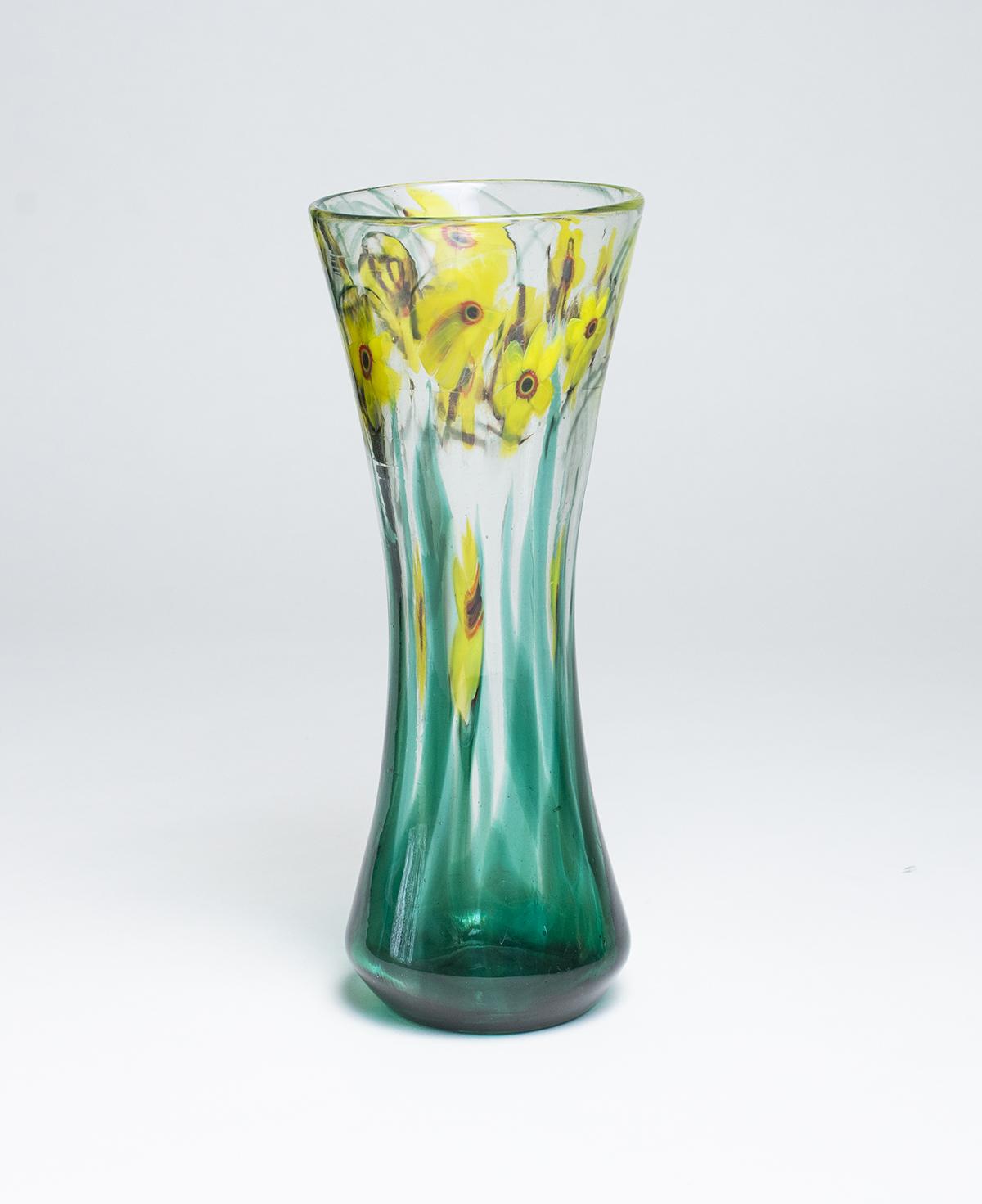 Tiffany Favrile Glass Paperweight Vase 1