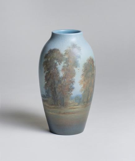 Ed Diers for Rookwood Pottery Scenic Vellum Vase 1